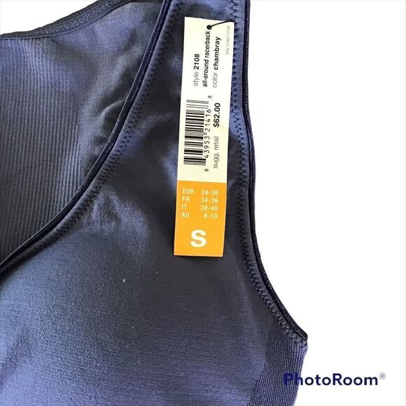 Spanx Chambray All Around Racerback Bra Small - Picture 5 of 7
